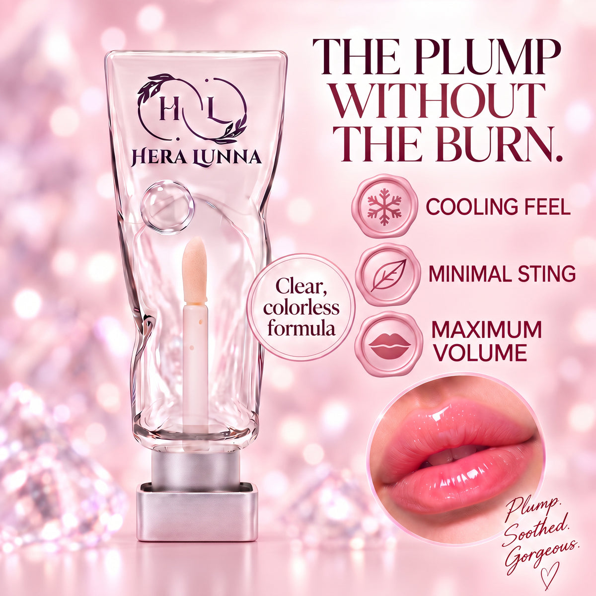 Ice Crystals Lip Plumper – Plumping & Hydrating Lip Serum