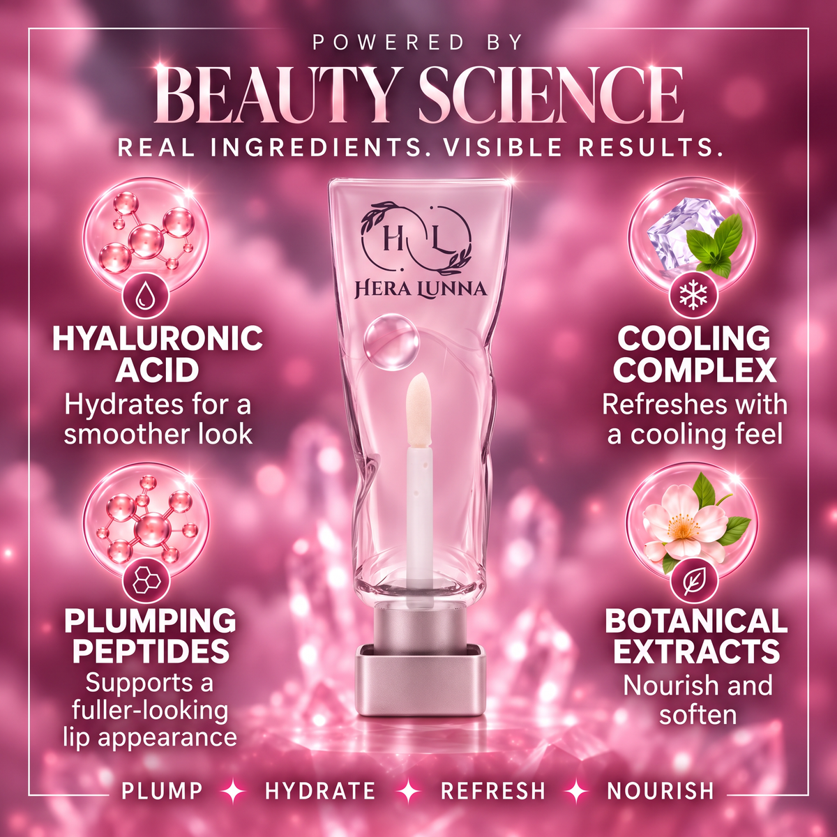 Ice Crystals Lip Plumper – Plumping & Hydrating Lip Serum